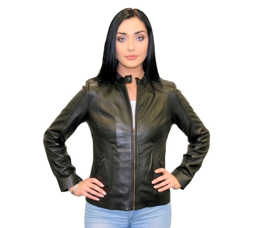 Ladies Black Leather Jacket - Leather Direct Women's Leather Jackets NZ