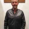 Leather Jacket with Zip