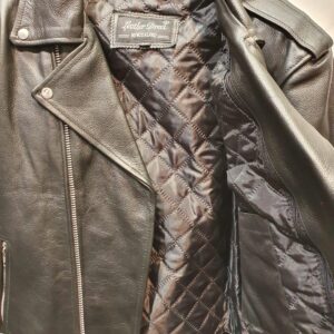 Riding leather jacket