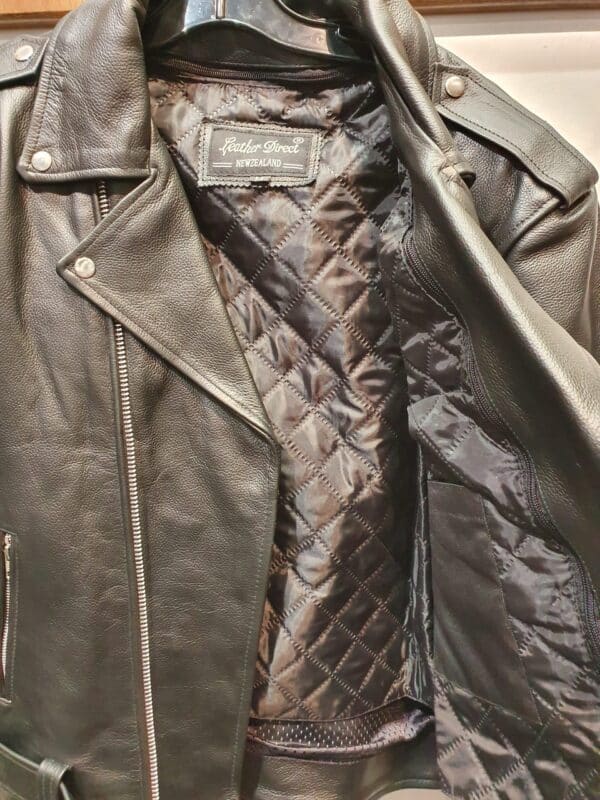 Riding leather jacket