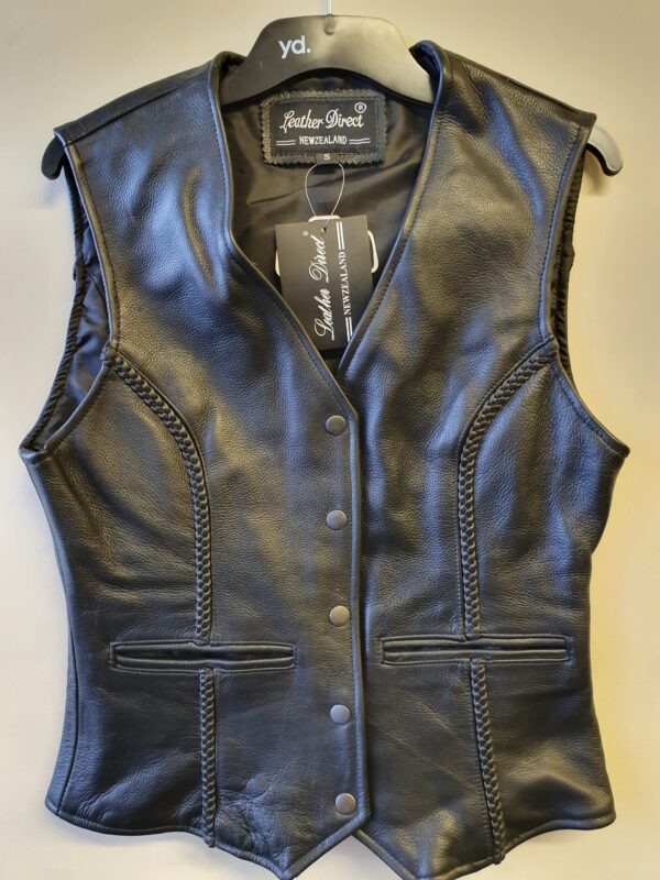 Ladies Leather Vest