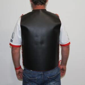buffalo leather vest