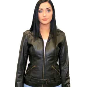 Motorcycle leather jacket women nz