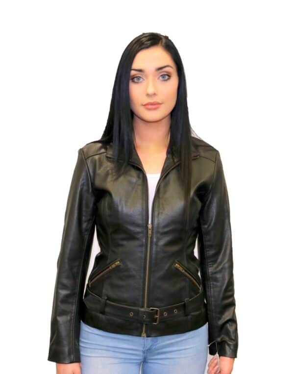 Ladies Motorcycle Leather Jacket - Biker Jacket for Women in NZ