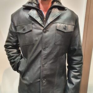 warm leather jacket