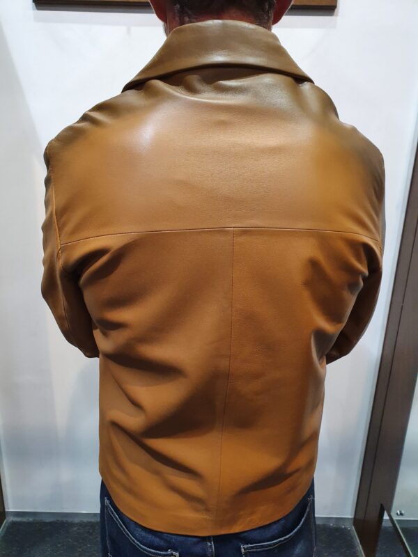 tobacco leather jacket