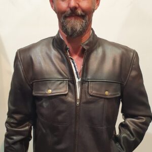 brown leather jacket new zealand