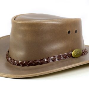 bovine leather hats