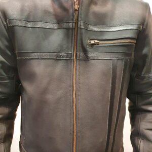 Matt Motorcycle Leather Jacket