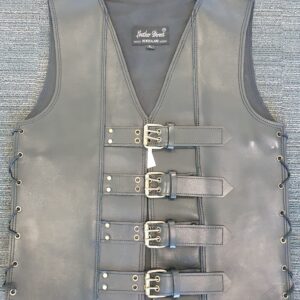Buffalo leather vest