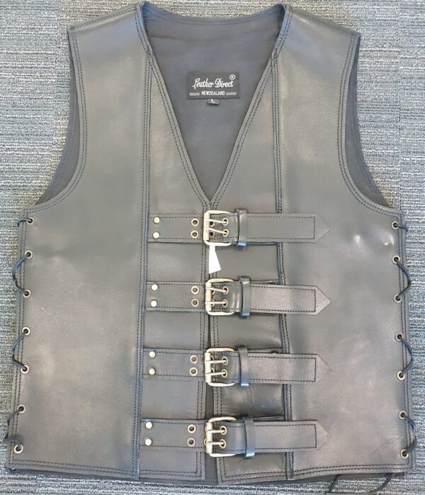 Buffalo leather vest