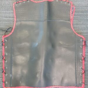 crocodile leather vest