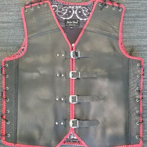 4mm thick leather vest