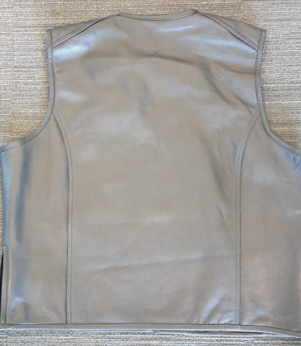 bike leather vest