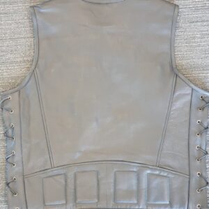 padded leather vest