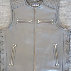 riding leather vest