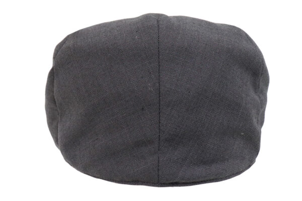grey cheesecutter hat