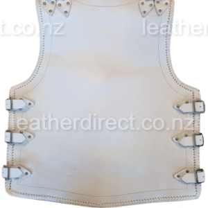 white leather vest nz
