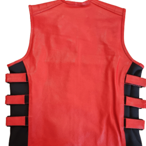 Red Leather vest