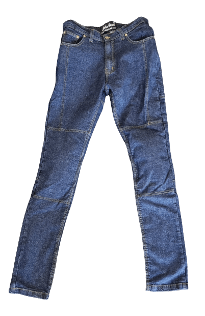 Women's Blue Protective Jeans - Ladies Motorcycle Jeans at Leather Direct